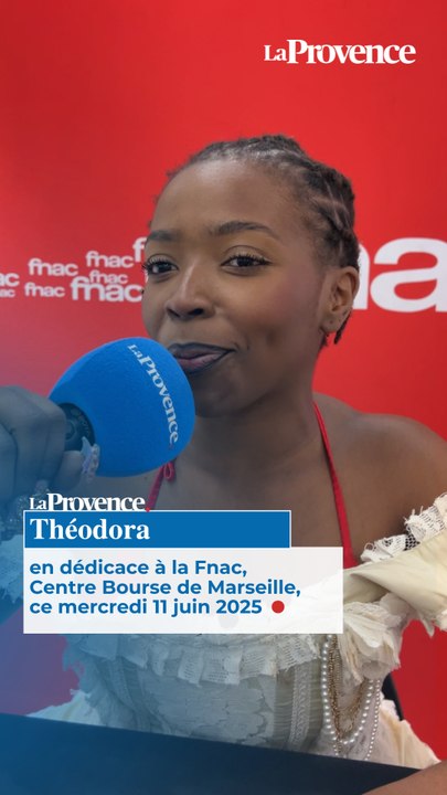 Théodora, nouvelle artiste star, rencontre ses fans à Marseille