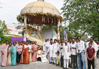 कबीर प्राकट्य दिवस पर राजधानी में समाज ने निकाली शोभायात्रा