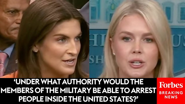 CNN’s Kaitlin Collins Grills Karoline Leavitt On Military Authority To Arrest Protesters In Los Angeles