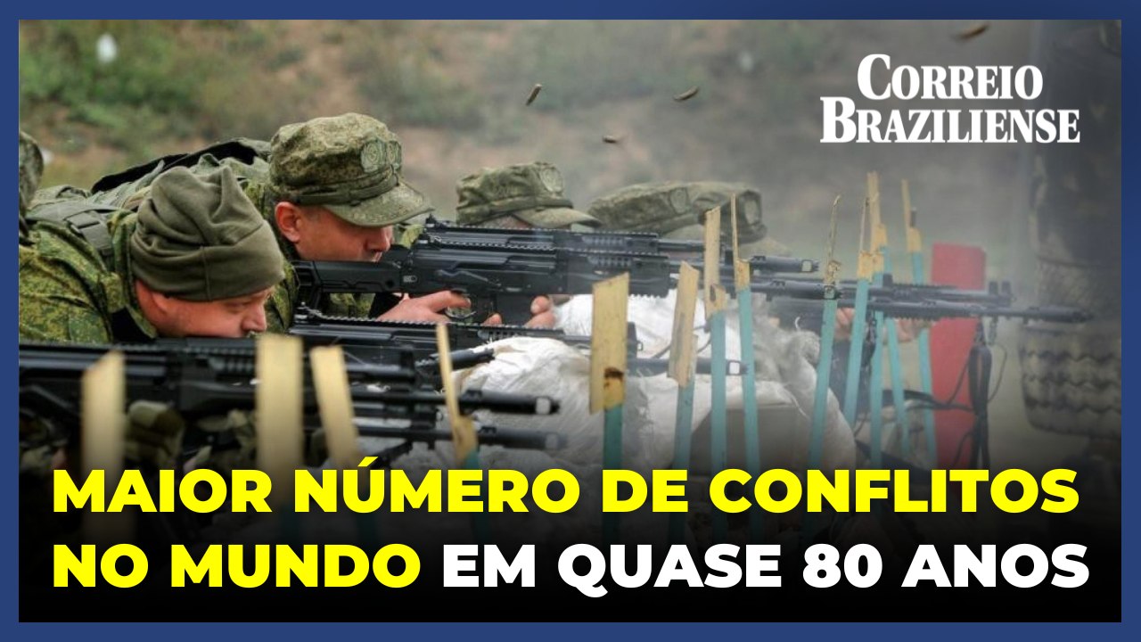 Ano de 2024 teve o maior número de conflitos no mundo em quase 80 anos