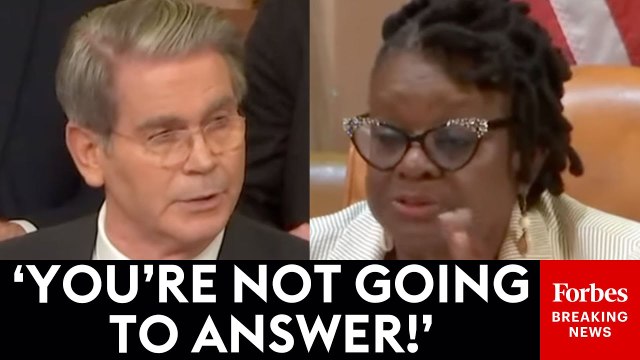 'Excuse Me?': Gwen Moore Stunned By Scott Bessent's Answer During Tense Line Of Questioning
