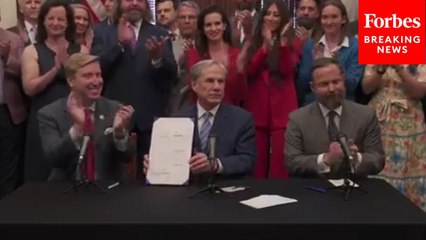 Texas Governor Greg Abbott Holds Bill Signing Ceremony