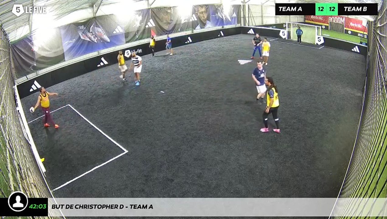 But de Christopher D - Team A