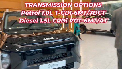 Kia Syros Base Model Se Hi Top Model Wale Features