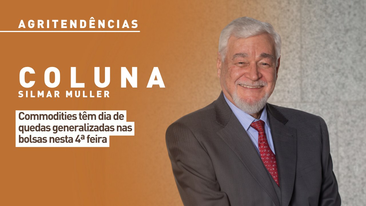 Commodities têm dia de quedas generalizadas nas bolsas nesta 4ª feira