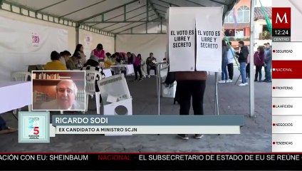 “Eran demasiadas complicaciones para votar”: Ricardo Sodi sobre la elección judicial