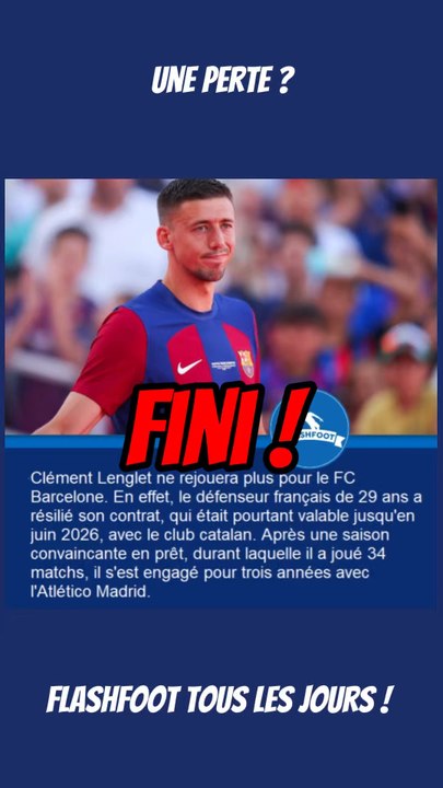 🇪🇸 Barça : Ce défenseur français ne jouera plus pour le club blaugrana !