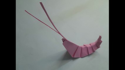 How to Make a Shrimp with Paper | Easy Origami Shrimp Tutorial