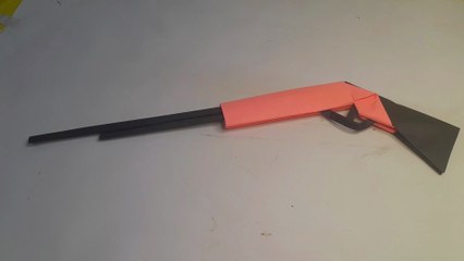 How to Make a Paper Shotgun | Origami Gun Craft