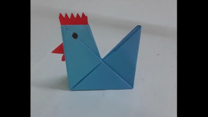 How to Make a Rooster with Paper | Easy Origami Rooster Tutorial