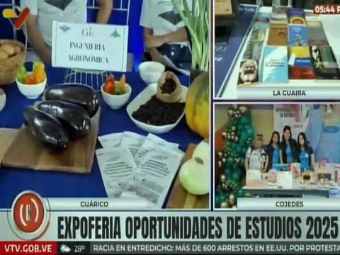 Estudiantes de más de 500 liceos de Guárico participan en la Expoferia de Oportunidad de Estudio 2025