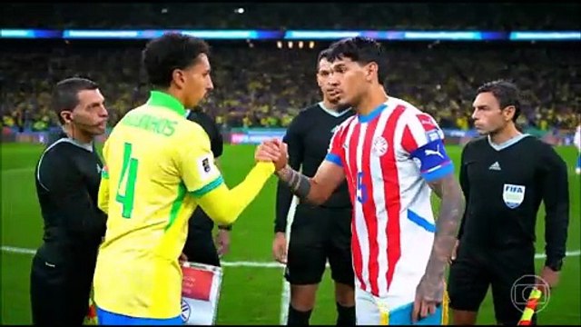 Copa do Mundo 2026 (Eliminatórias) Brasil x Paraguai (16ªr) com Luís Roberto (Globo)