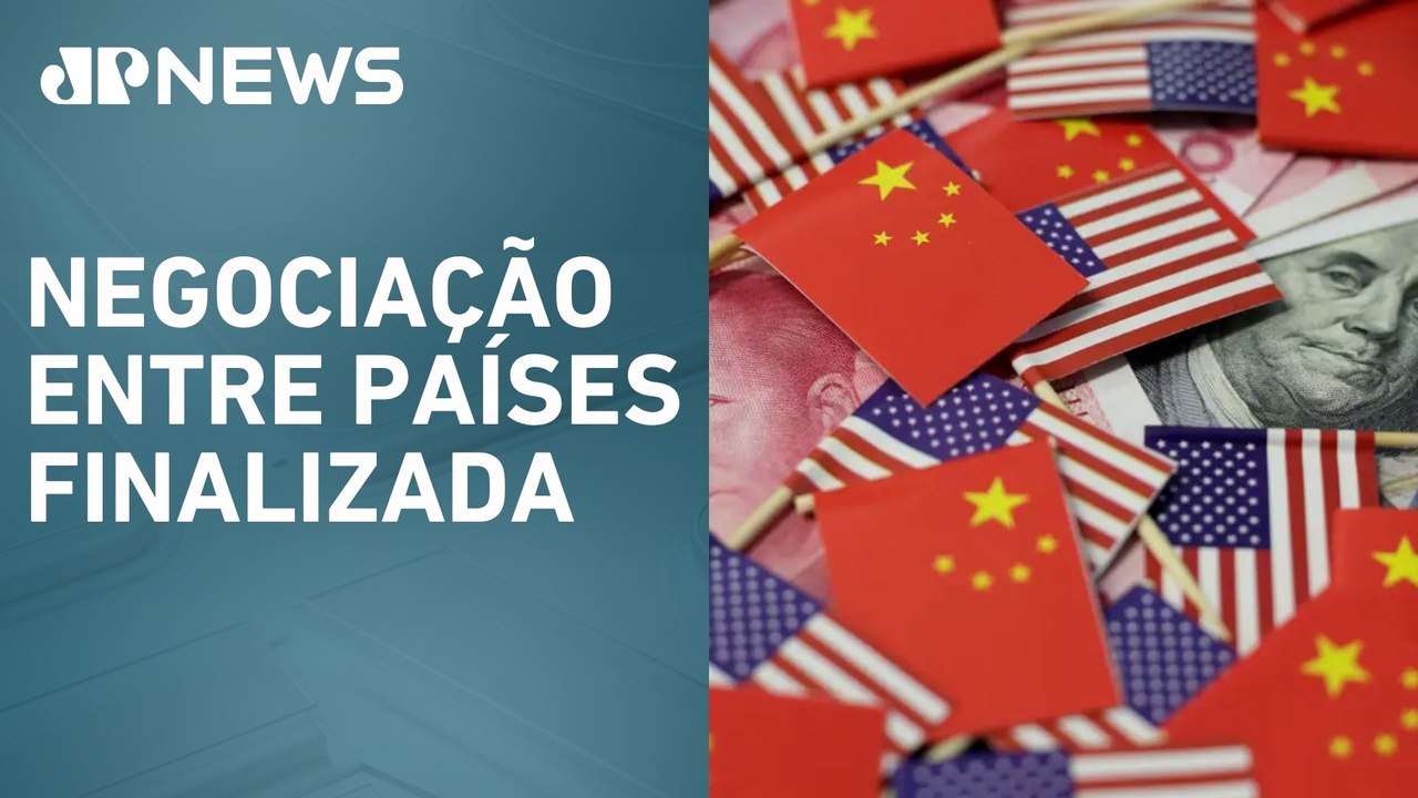 Trump afirma que acordo comercial dos Estados Unidos com a China está fechado
