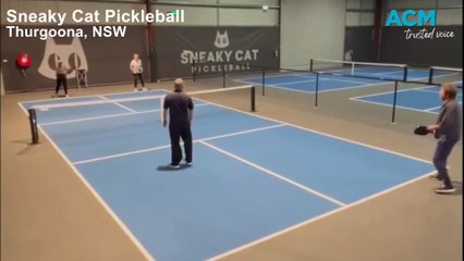Sneaky Cat Pickleball Thurgoona, The Border Mail, June 11, 2024