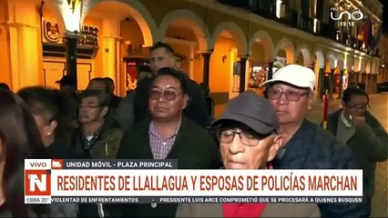 Marcha de residentes y esposas