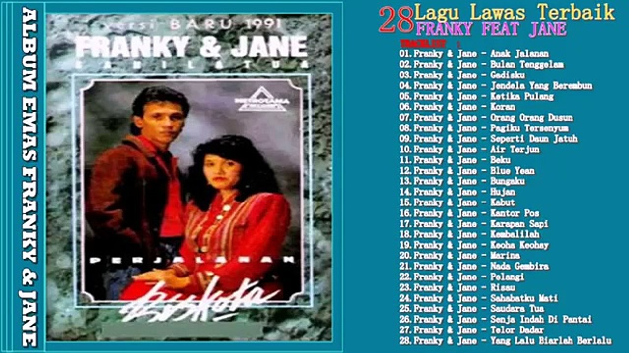 Franky feat Jane Full Album - Tembang Kenangan - Lagu Lawas Nostalgia 80an 90an Terpopuler
