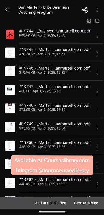 Dan Martell - Elite Business Coaching Program (Available At Courseslibrary.com for 98% off)