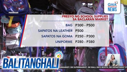 Iba't ibang school supplies, mabibili sa Baclaran Market | Balitanghali