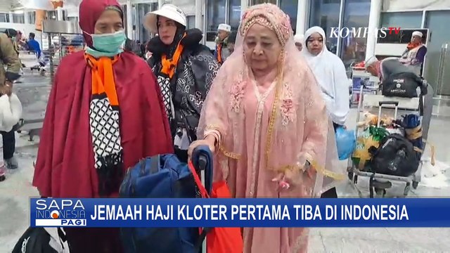 Pantauan Terkini Suasana Haru Jemaah Haji Kloter 1 Tiba di Embarkasi Pondok Gede Jakarta Timur