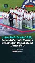 Lolos Piala Dunia 2026, Seluruh Pemain Timnas Uzbekistan Dapat Mobil Listrik BYD