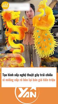 Tạo hình xốp nghệ thuật gây nhiều ý kiến trái chiều