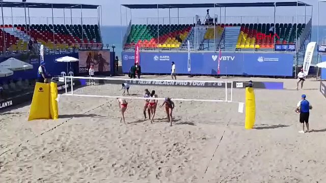 Plajın Sultanları Dünya Plaj Voleybolu Pro Tur'un Alanya etabına galibiyetle