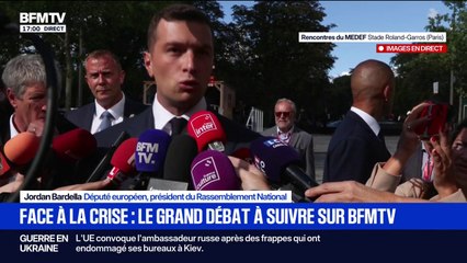 Vote de confiance : "Dans quelques jours va se jouer un moment important pour la démocratie française", déclare Jordan Bardella