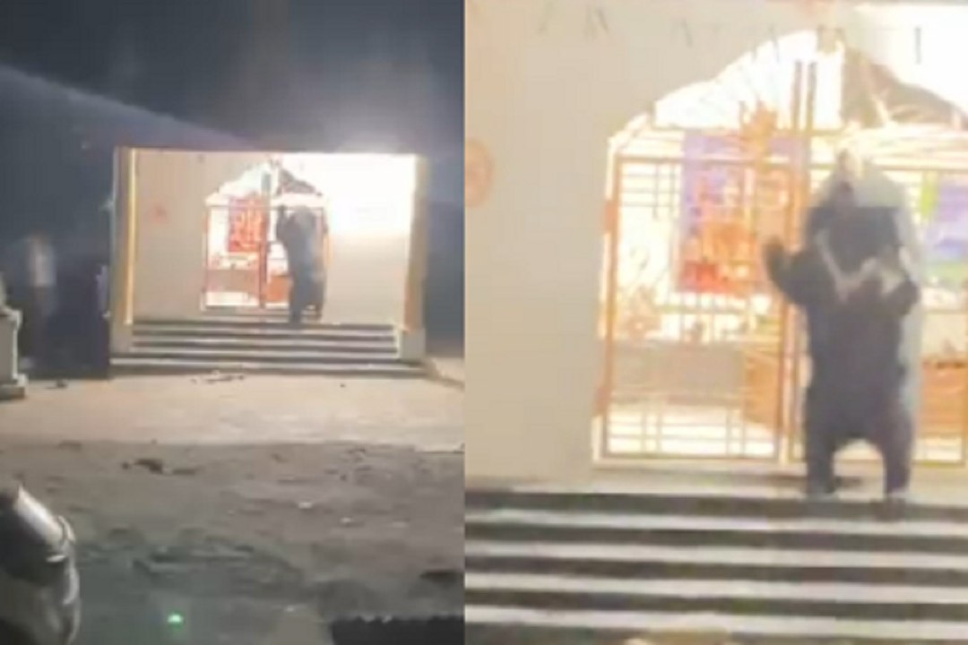 कांकेर में दिखी भालू की शिव भक्ति