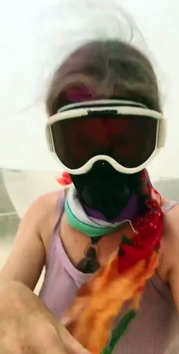 burning man, tempestade de areia 2025