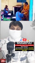 Government School Teacher Seen Making Student Massage Her Feet