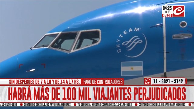 Paro de controladores aéreos: se espera otra jornada complicada para los pasajeros