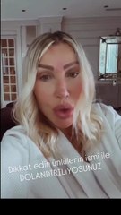 Seda Sayan dolandırıcıların hedefi oldu: Takipçilerini uyardı