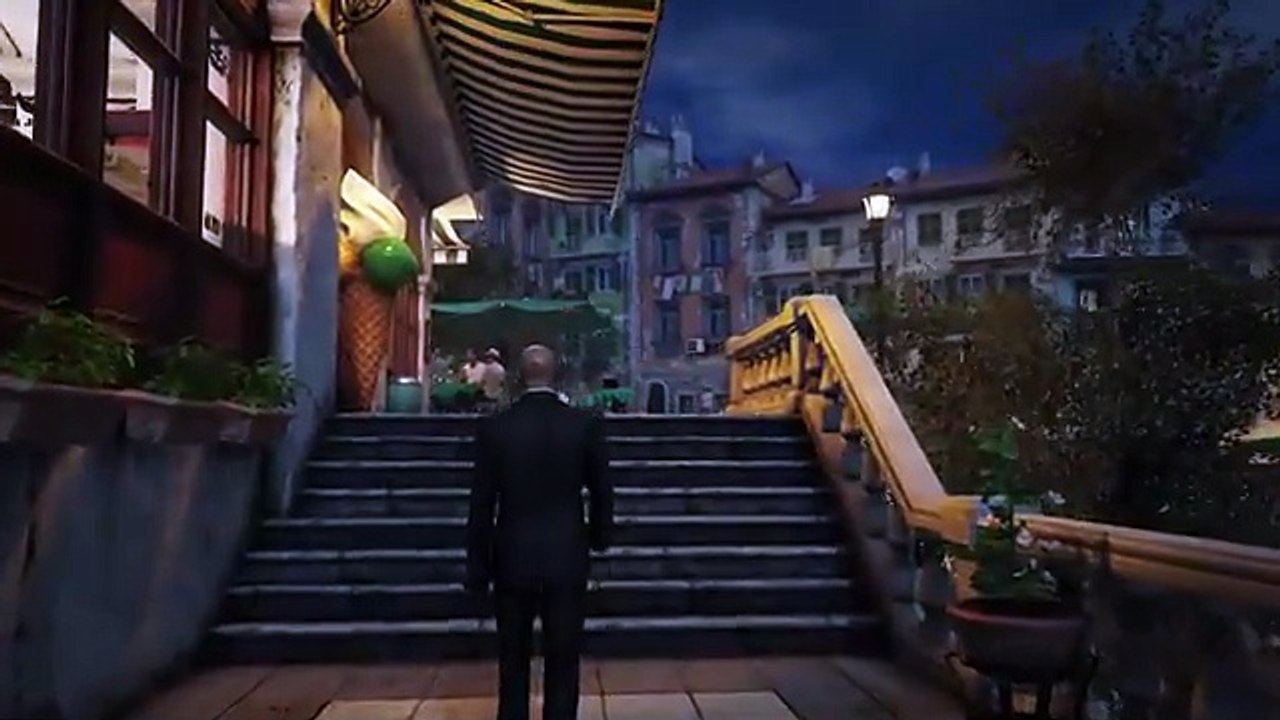 HITMAN™ 3 - Sapienza, Italy (Night Time) Cinematic Run [4K 60FPS]