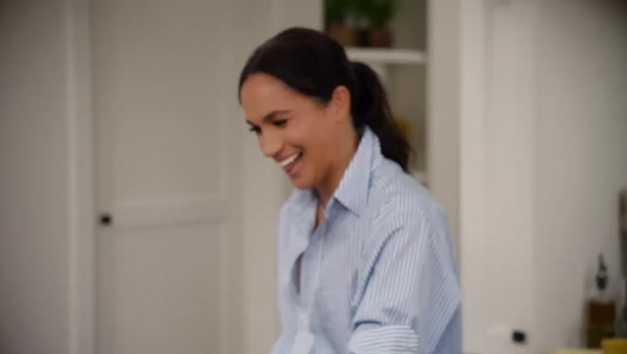 Meghan left in hysterics as Tan France makes cheeky dig about her cooking in With Love clip