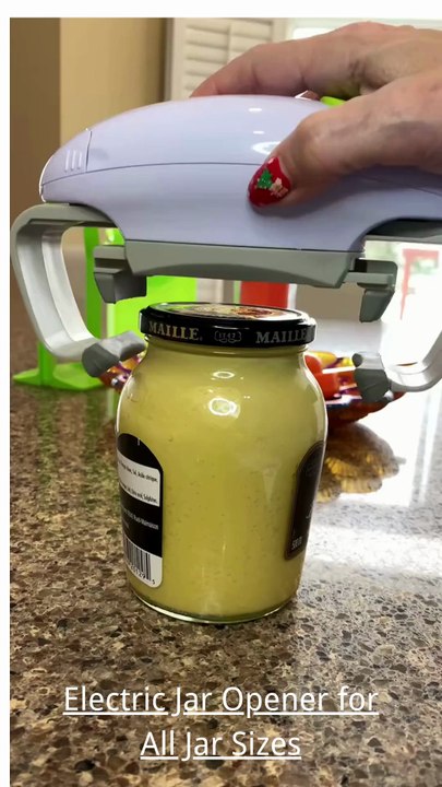 Hands-Free Electric Jar Opener | Open Any Lid in Seconds ⚡