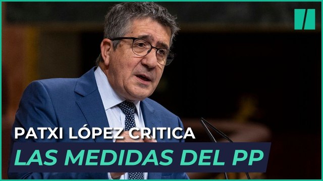 Patxi López: Su gran medida (del PP): listado de pirómanos y ponerles una pulsera para detectarlos