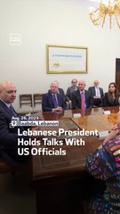 Lebanese President Holds Talks With US Officials