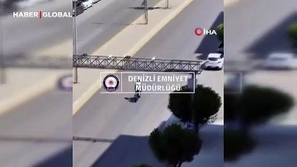 Görüntülü ihbar edilen plakasız sürücüye cezai işlem uygulandı