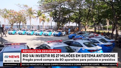 Rio de Janeiro deve investir R$ 27 milhões em sistemas antidrone