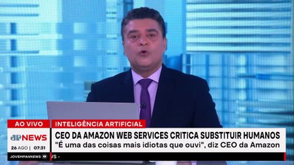 Trocar funcionário júnior por IA é burrice, diz CEO da Amazon Web Services; Bruno Meyer comenta
