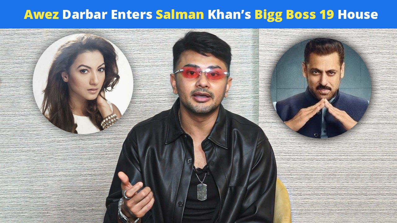 Press Conference: Awez Darbar Enters Salman Khan's Bigg Boss 19 House | Gauhar Khan