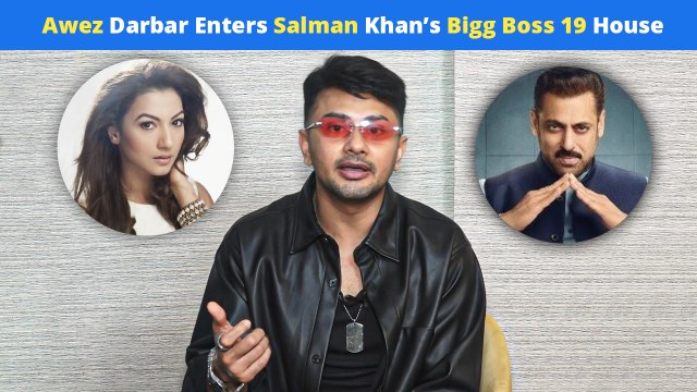 Press Conference: Awez Darbar Enters Salman Khan's Bigg Boss 19 House | Gauhar Khan