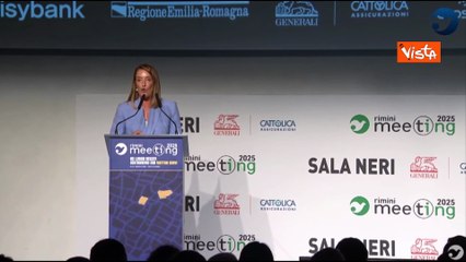 Metsola al Meeting di Rimini: "L'Ue o è leader o resta follower"