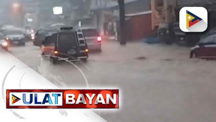 Ilang bahagi ng La Trinidad, Benguet, binaha | ulat ni Brigitte Pangosfian