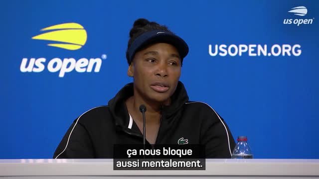 US Open - Venus Williams : C'était agréable de se sentir plus libre