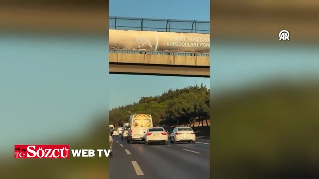 Küçükçekmece'de makas atan sürücüye para cezası verildi