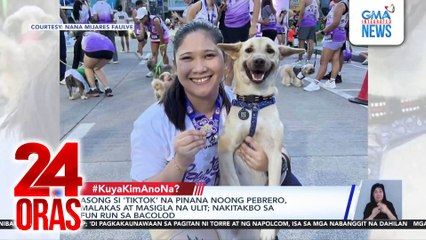 Asong si 'Tiktok' na pinana noong Pebrero, malakas at masigla na ulit; nakitakbo sa fun run sa Bacolod | 24 Oras