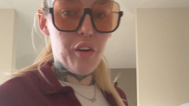 Girl drops fried rice while plating up her chinese takeaway