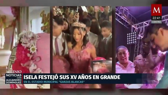 Isela celebra sus XV años en grande con regalo de un terreno en San Luis Potosí