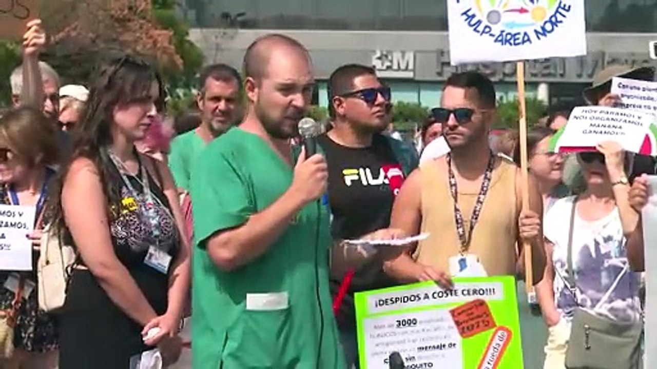 Trabajadores de La Paz se concentran para reclamar mejoras laborales durante huelga de 24H